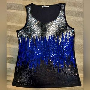Ricki's Sequin Tank Top Size Large